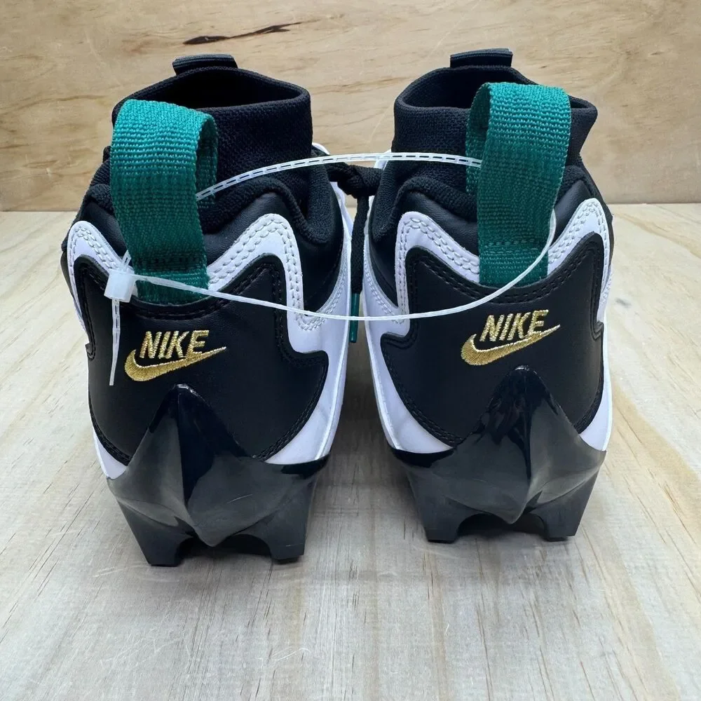 NEW Nike Air Diamond Turf Vapor Edge TD Football Cleats White Black sz 12